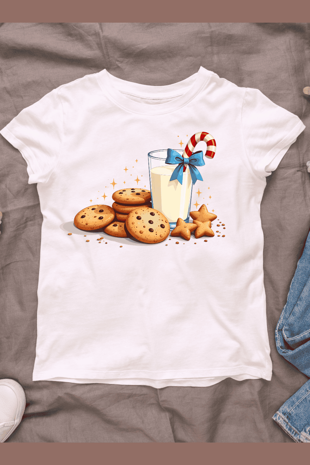 Wintertime Snacks T-shirt Design pinterest preview image.