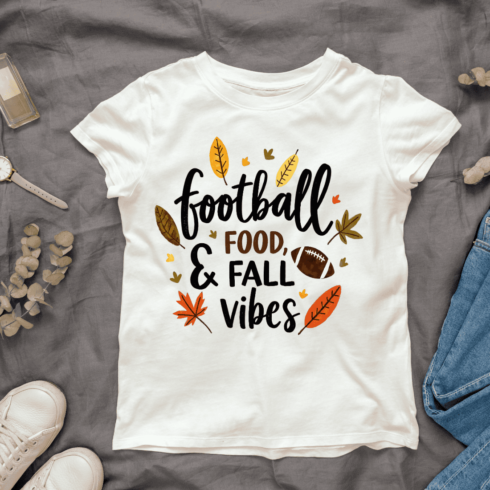 Football Enthusiast T-shirt Design cover image.