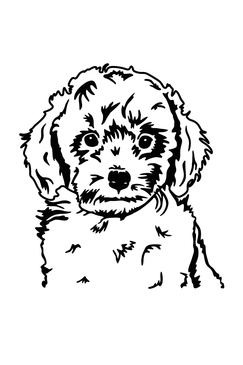 Doodle Dog pinterest preview image.