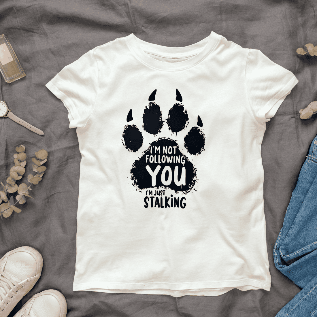 Black Paw T-shirt Design cover image.