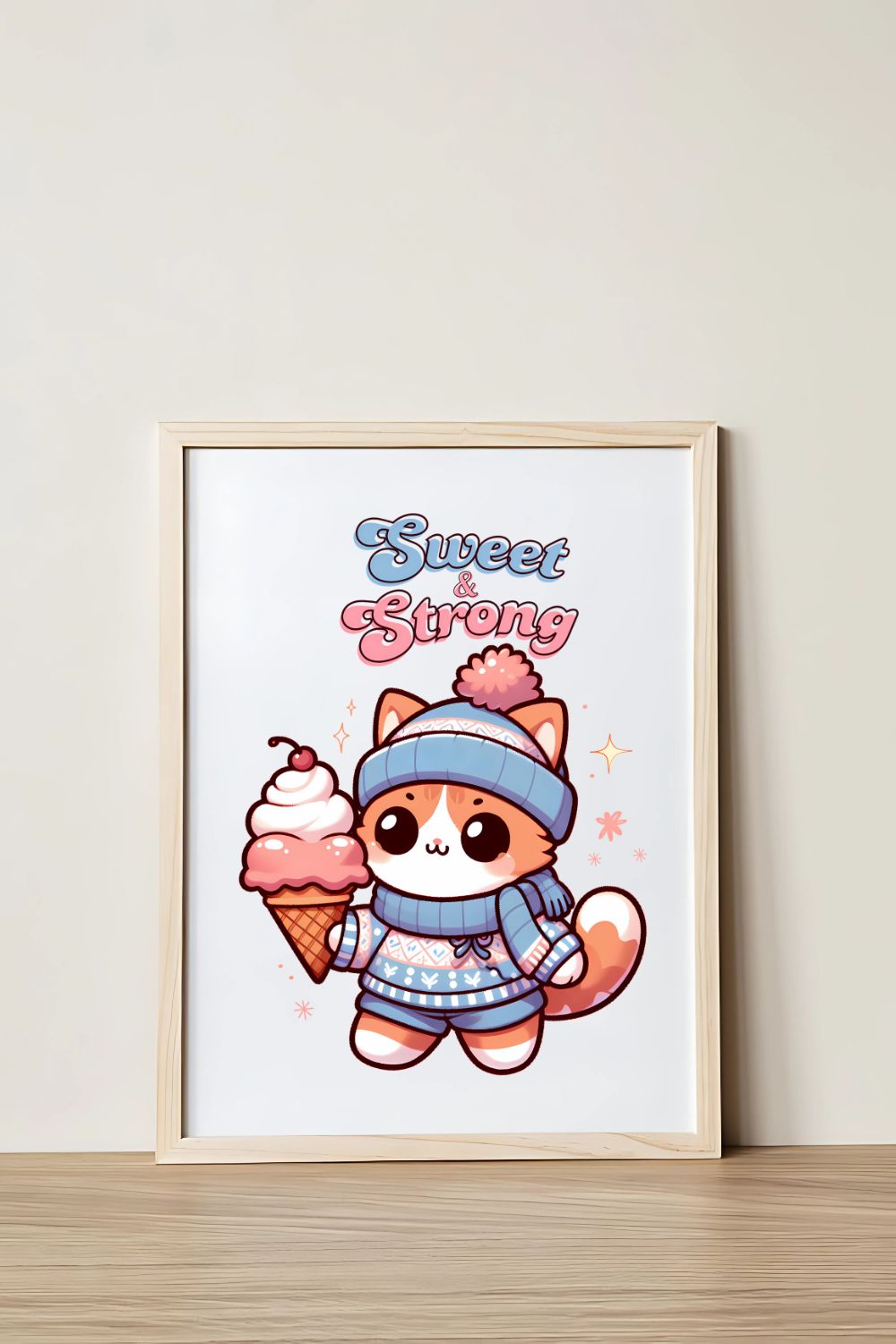 PNG, EPS, SVG FILE FORMAT| SWEET&STRONG pinterest preview image.