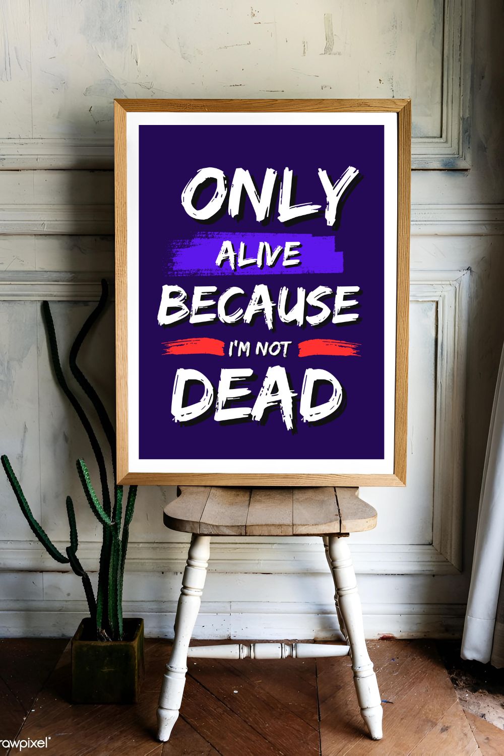 PNG, SVG FILE FORMATE| ONLY ALIVE BECAUSE I'M NOT DEAD pinterest preview image.