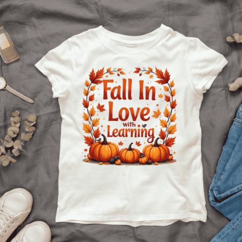 Learning Motivation with Pumpkin T-shirt Design cover image.