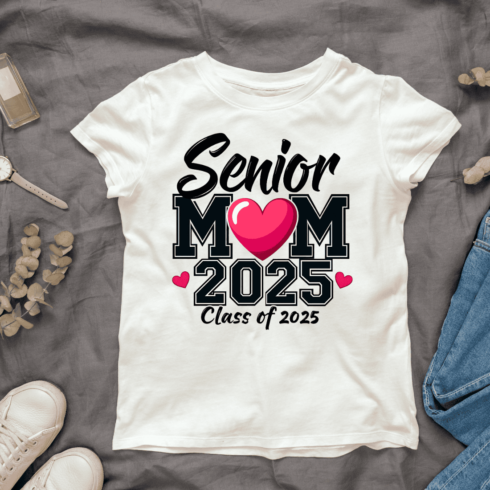 Graduation Mom T-shirt Design cover image.