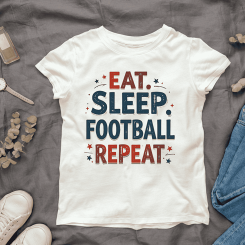 Football Season T-shirt Design cover image.