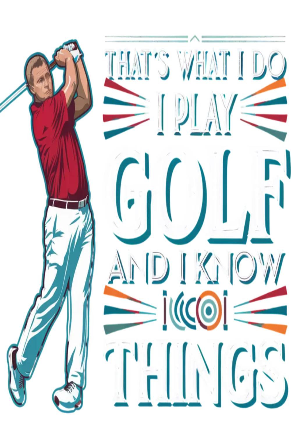 That want I do I play golf pinterest preview image.