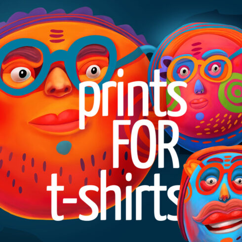 Prints for t-shirts cover image.