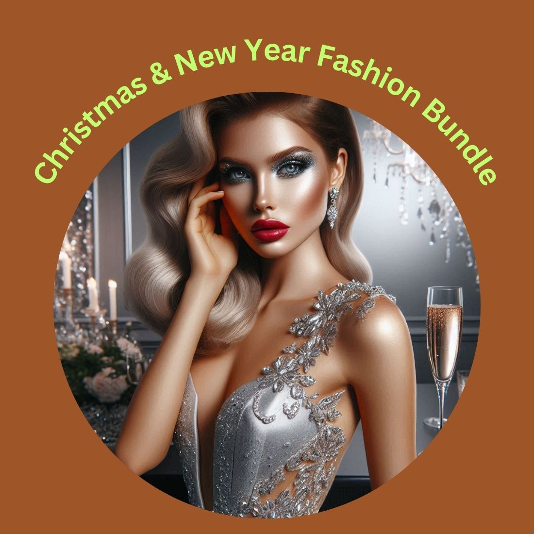 Christmas & New Year Fashion Bundle preview image.