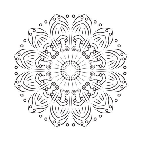 This is a Nice Mandala design Template cover image.