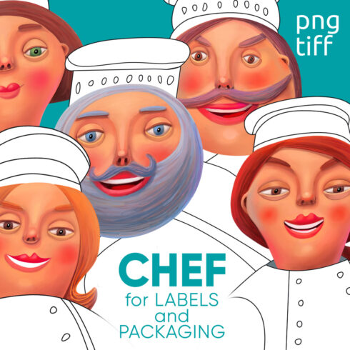 Chief cooks Сharacters cover image.