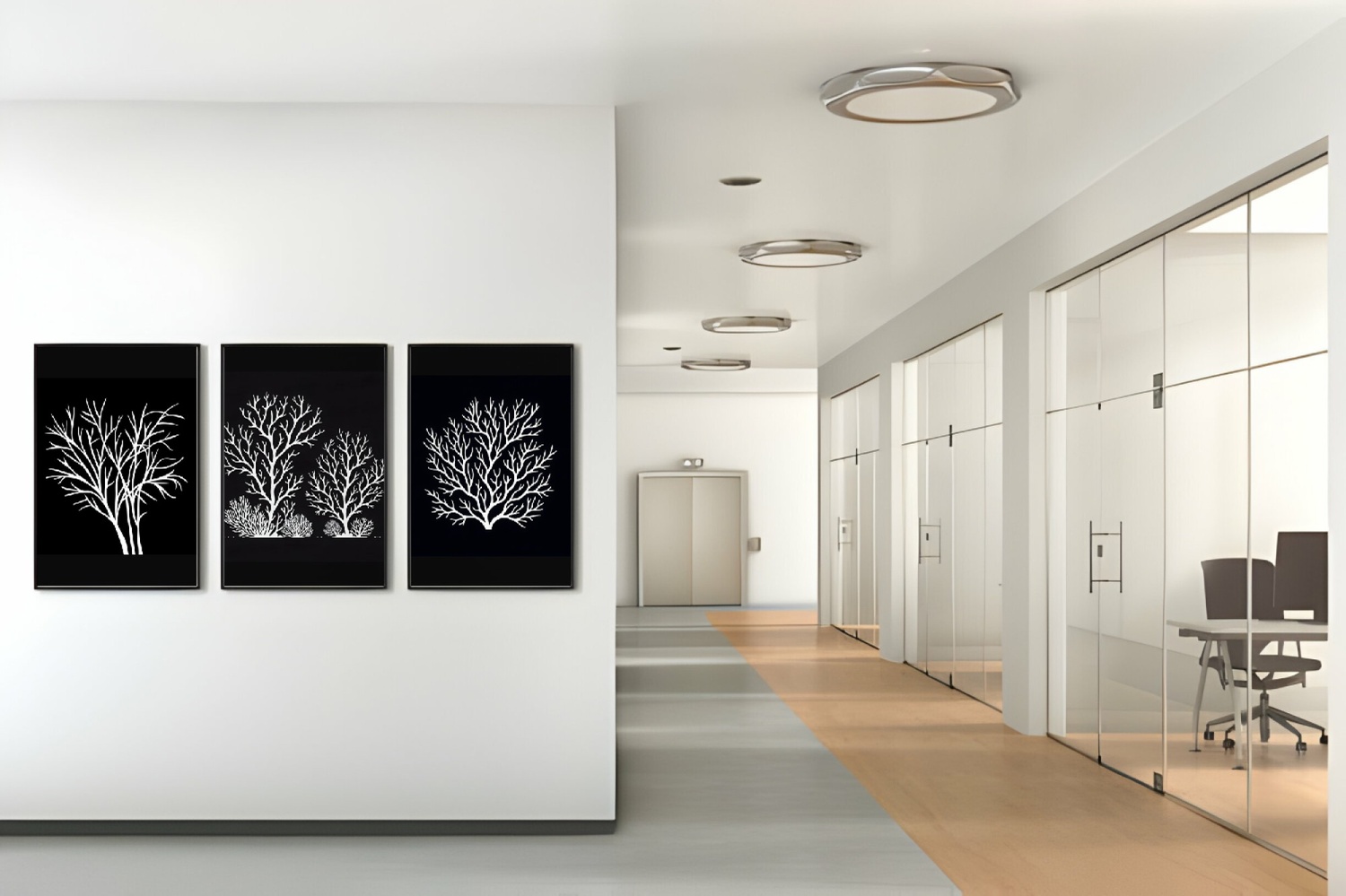 1 artworkinofficehallway 2000x1333 dynamicmockup 942