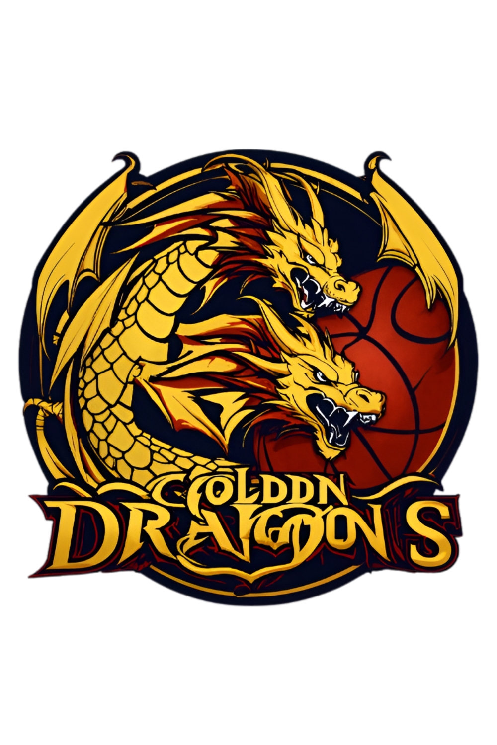 Golden Dragon Design: Unleashing Majestic Elegance" pinterest preview image.