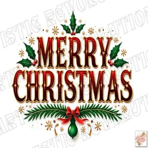 Merry Christmas Png - Christmas Clipart Design cover image.