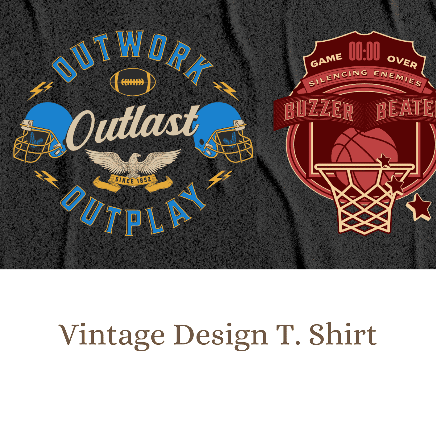 Vintage Design T Shirt preview image.