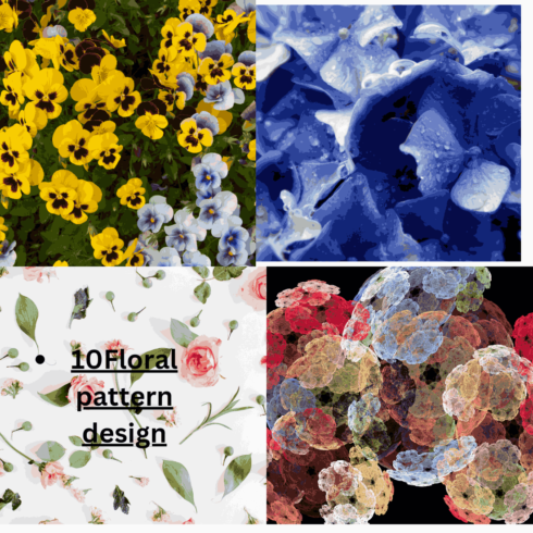 10 Floral pattern design cover image.