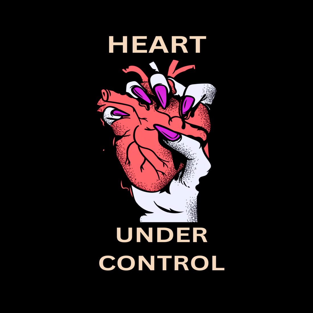 Red Heart T-Shirt Design preview image.