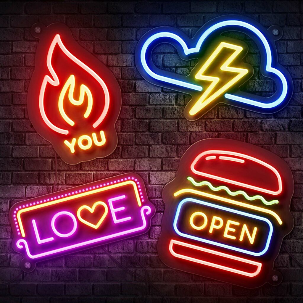 Neon Bundle. Sign Neon Sign Ultimate Builder - MasterBundles