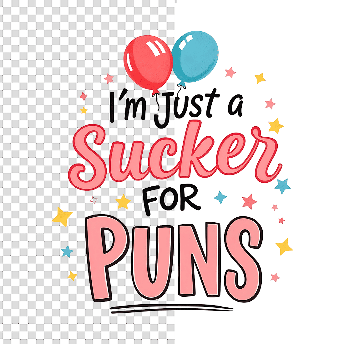 Watercolor Funny Pun Quote T-Shirt Design Bundle preview image.