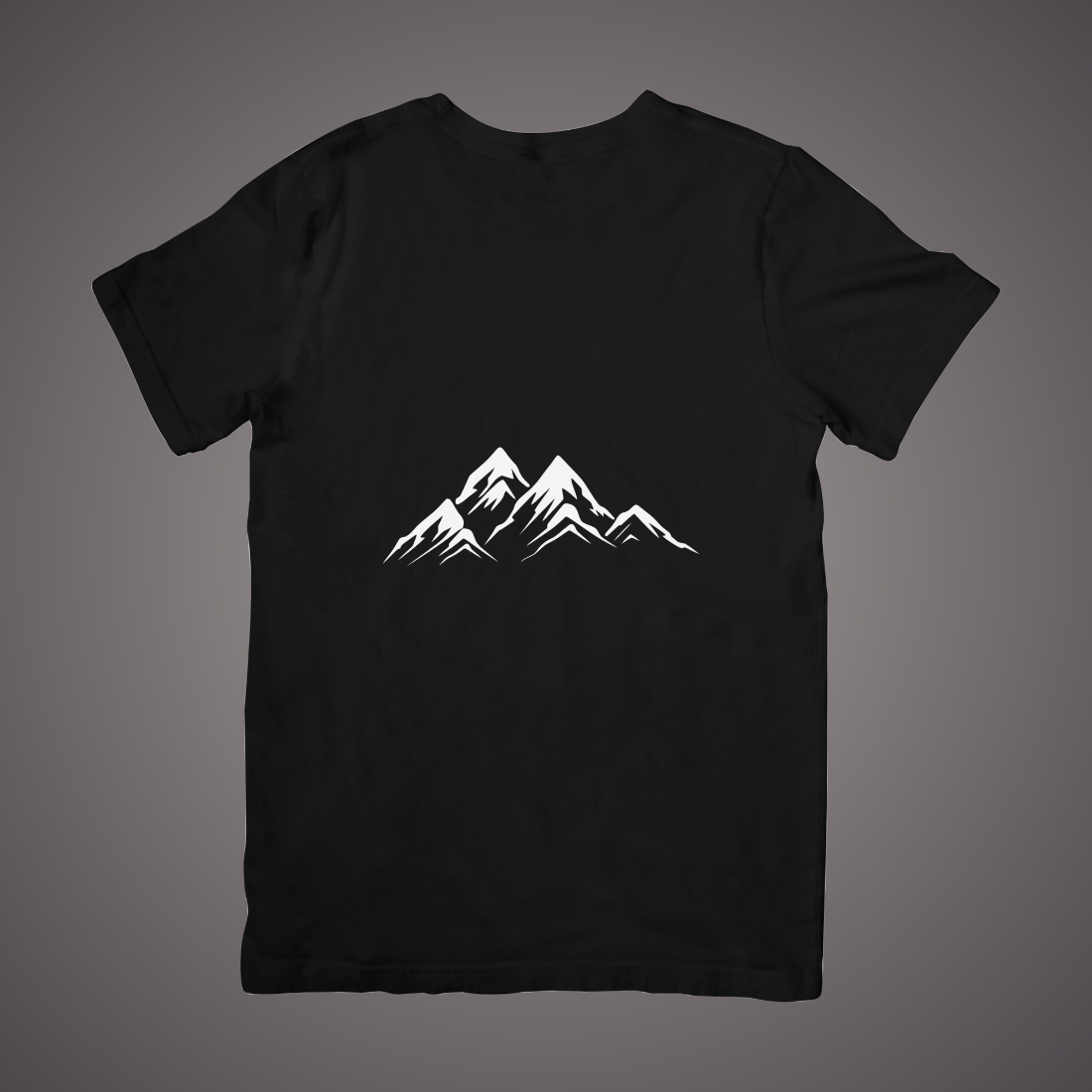 Amazing mountain design for T-shirt preview image.