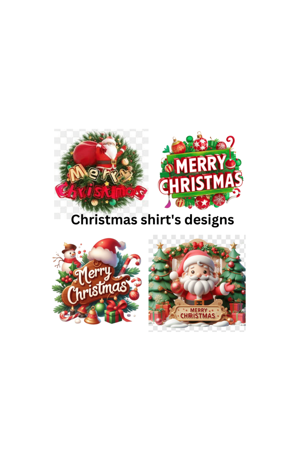 **"Merry & Bright Christmas Shirt – Festive Holiday Design"** pinterest preview image.