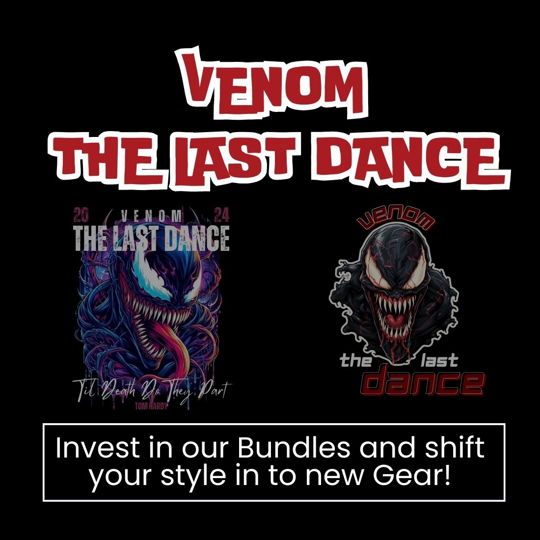 VENOM THE LAST DANCE T-SHIRT preview image.