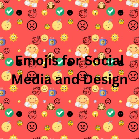 Emoji Pattern-1: Creative and Fun Ways to Use Emojis for Social Media and Design cover image.