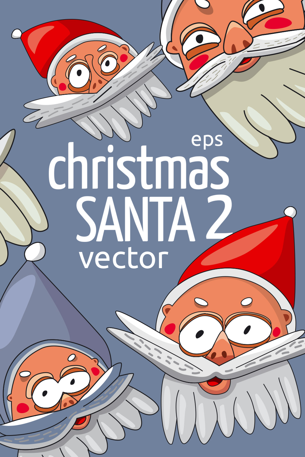 Santa2 Christmas pinterest preview image.