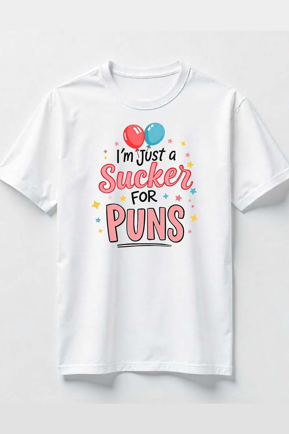 Watercolor Funny Pun Quote T-Shirt Design Bundle pinterest preview image.