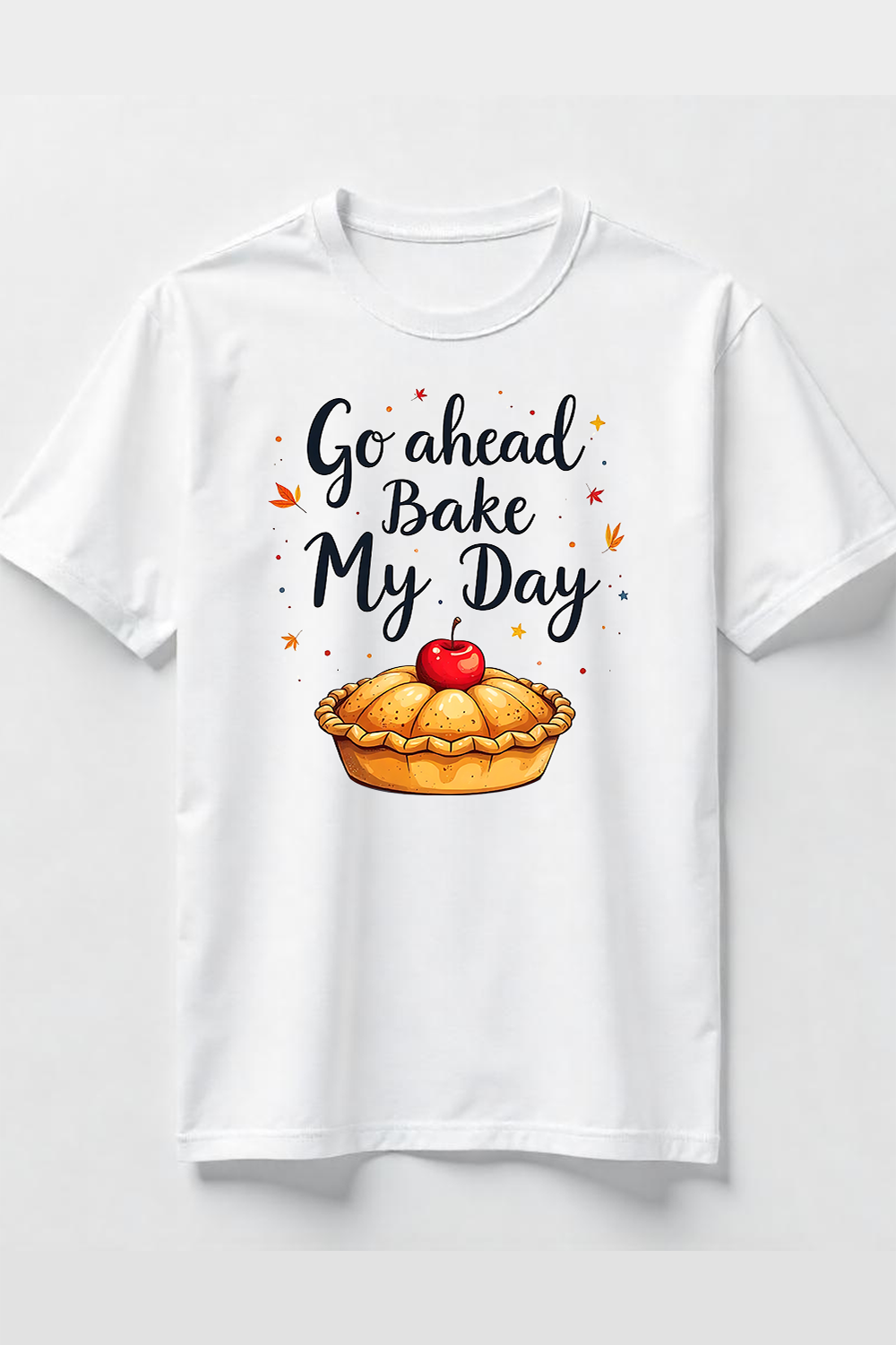 Whimsical Pie with Quote T-Shirt Design Bundle pinterest preview image.