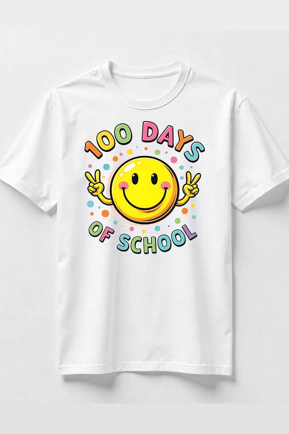 100 Days of School Celebration T-Shirt Design Bundle pinterest preview image.