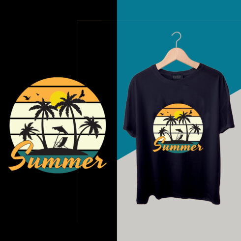 Summer T Shirt Design cover image.