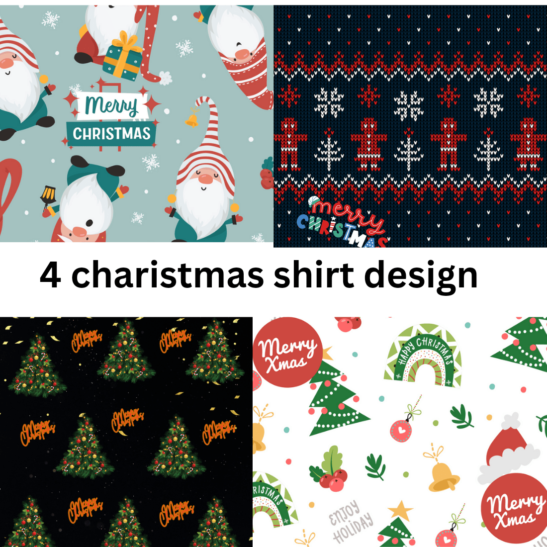 **"Merry & Bright Christmas Shirt – Festive Holiday Design"** cover image.