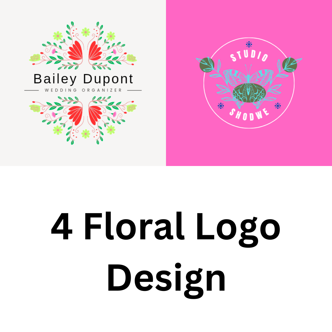 Floral Logo Design cover image.