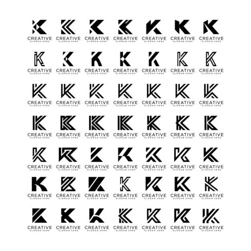 set of initial letter k cover image.