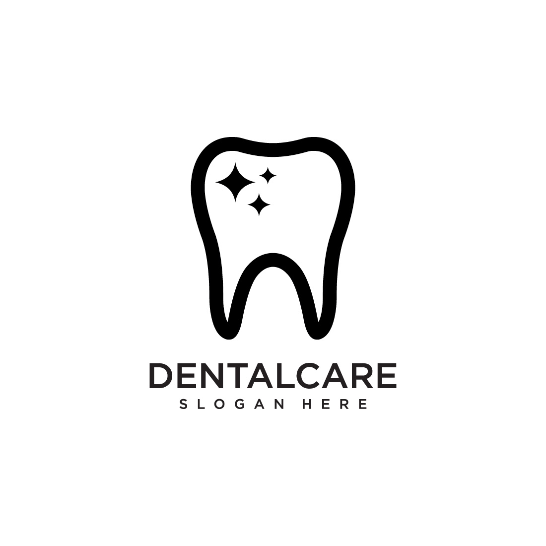 dental care logo preview image.