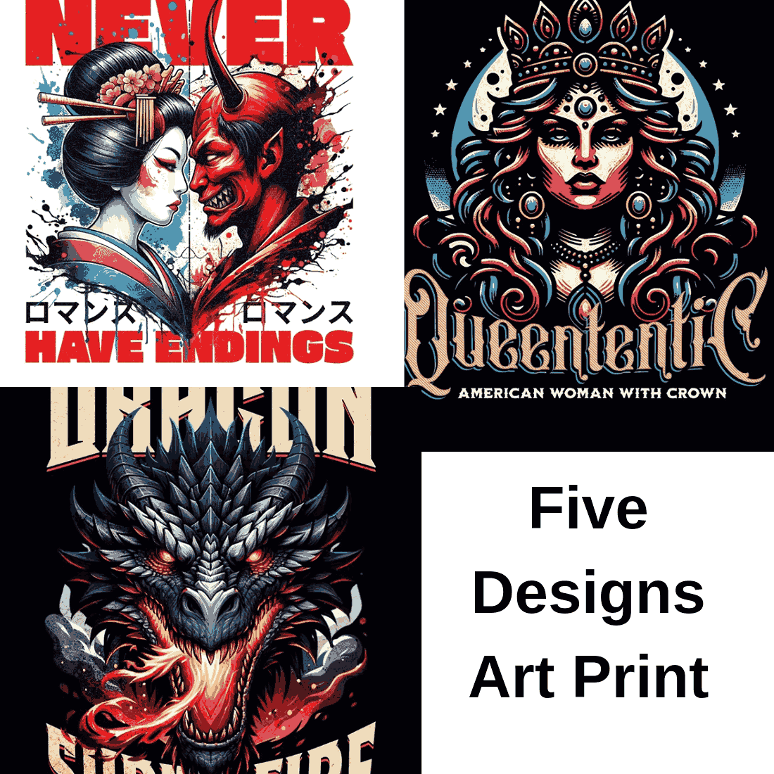 Unique Art Print Designs cover image.