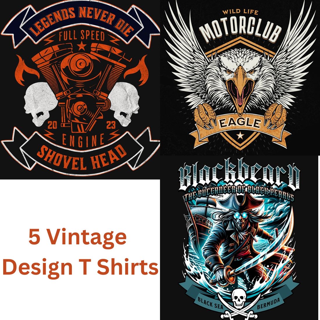 Trending T Shirts Desing Bundles cover image.