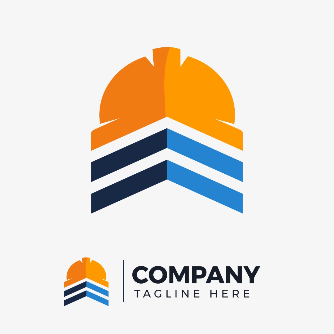 Construction Helmet Logo cover image.