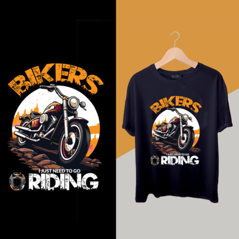 Bikers T Shirt Design cover image.