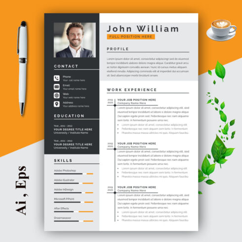 Resume Layout with Professional Cv Layout cover image.