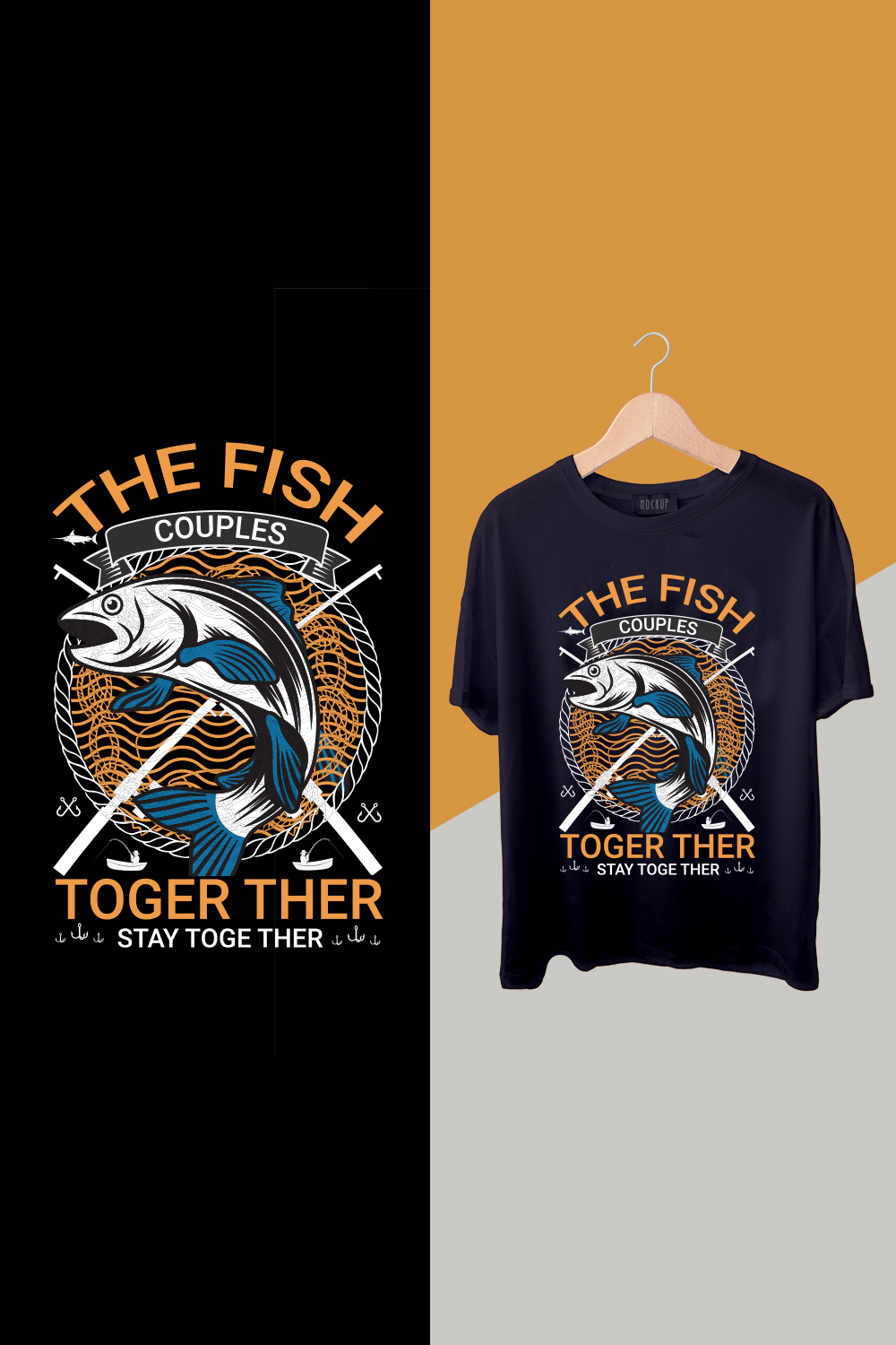 fishing t shirt design pinterest preview image.