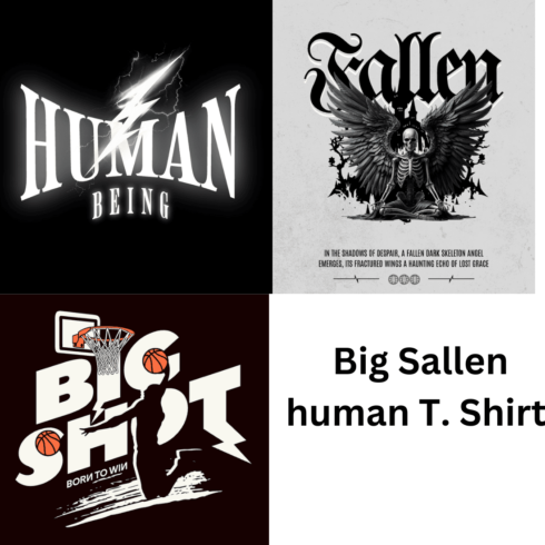 Big Sallen human T shirt cover image.