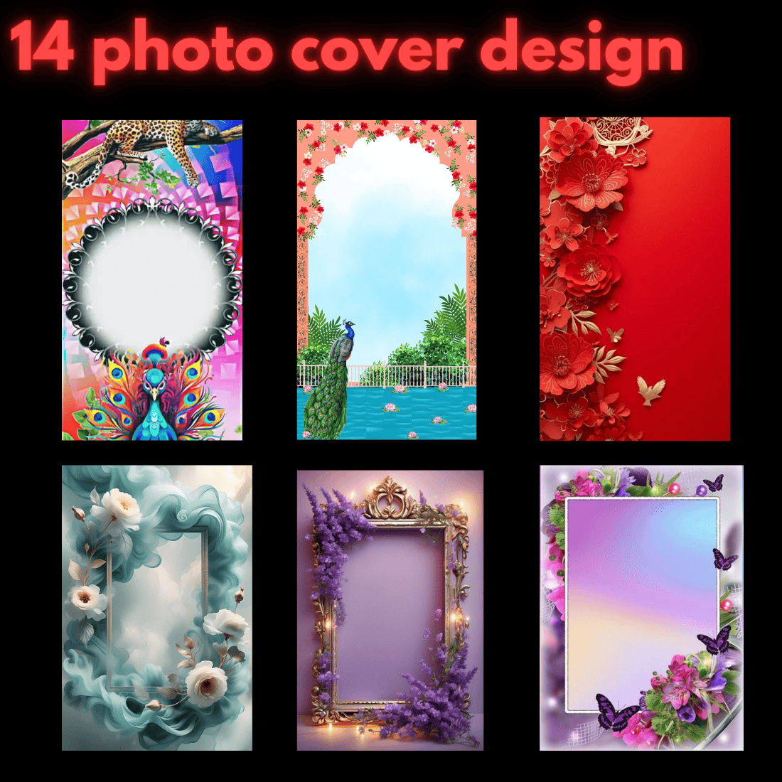 14 Unique Photo Cover Designs for Creative Projects preview image.