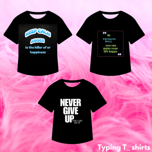 5 motivational quotes t shirts designs cover image.