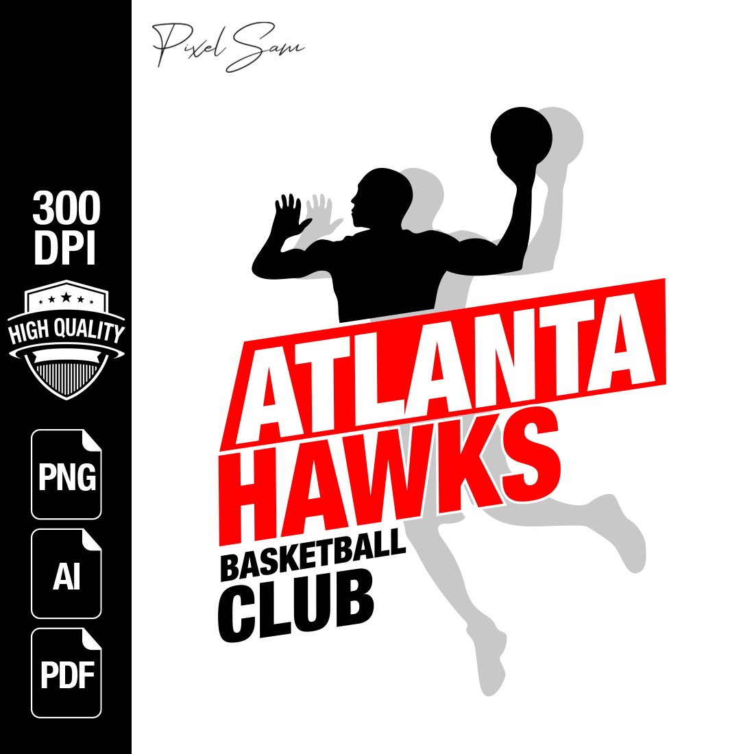 ATLANTA 2 SPORT T-SHIRT DESIGN preview image.