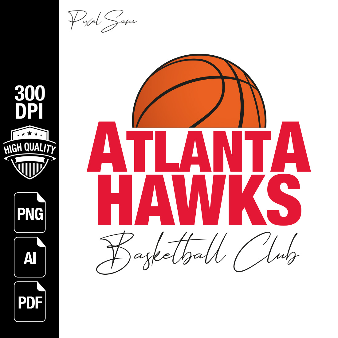 ATLANTA SPORT T-SHIRT DESIGN preview image.