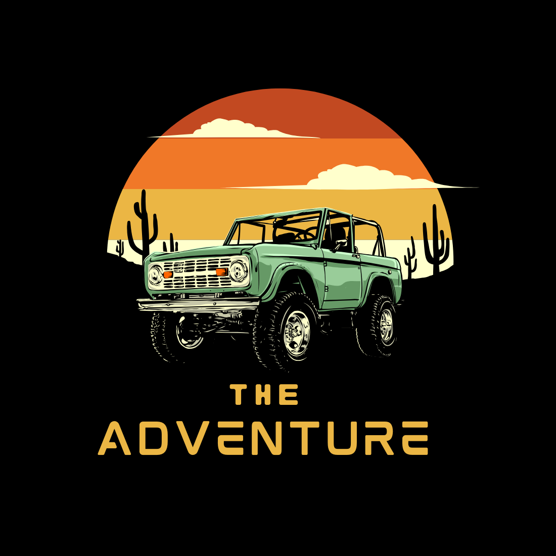 black yellow simple minimalist the adventure t shirt 325