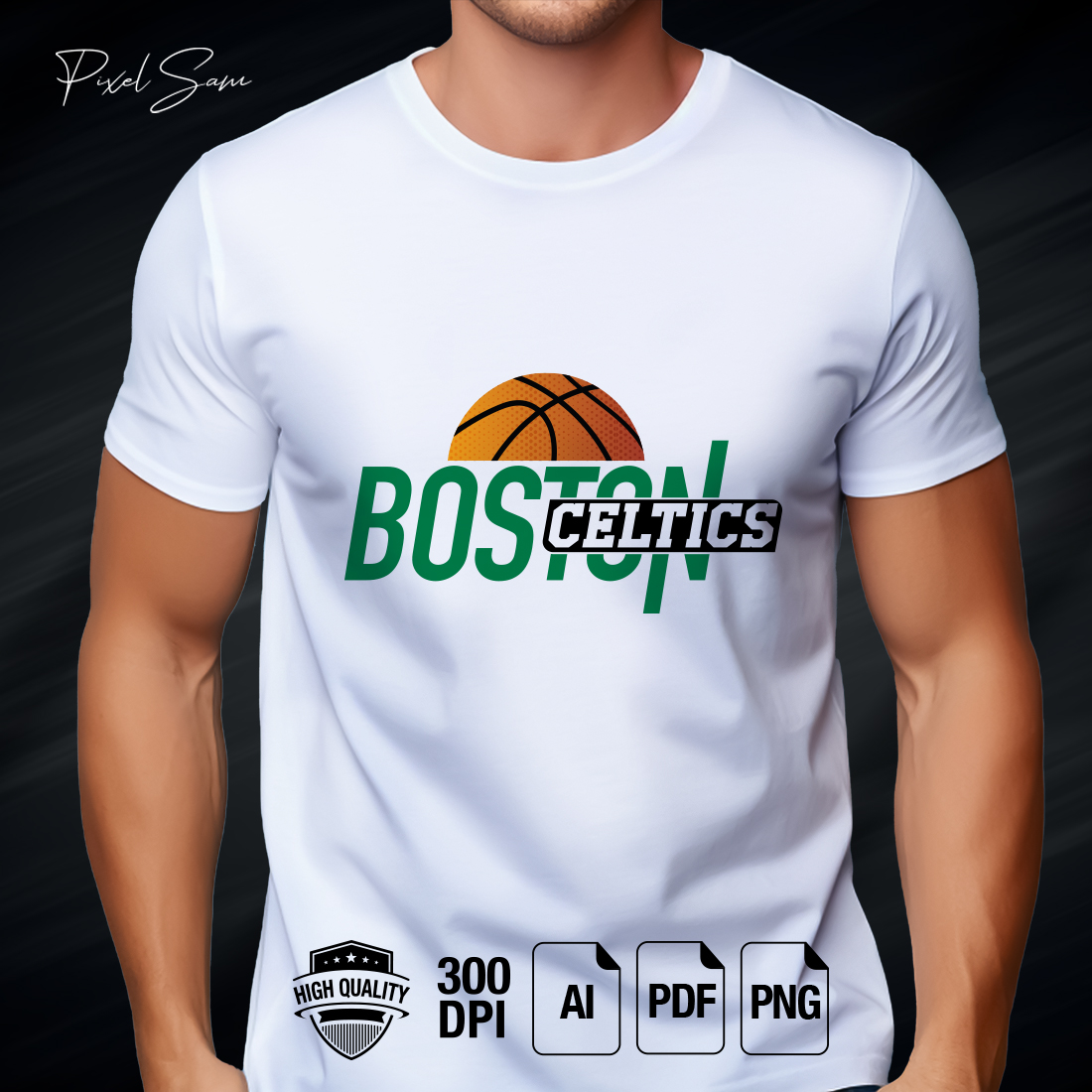 BOSTON CELTICS 2 SPORT T-SHIRT DESIGN cover image.