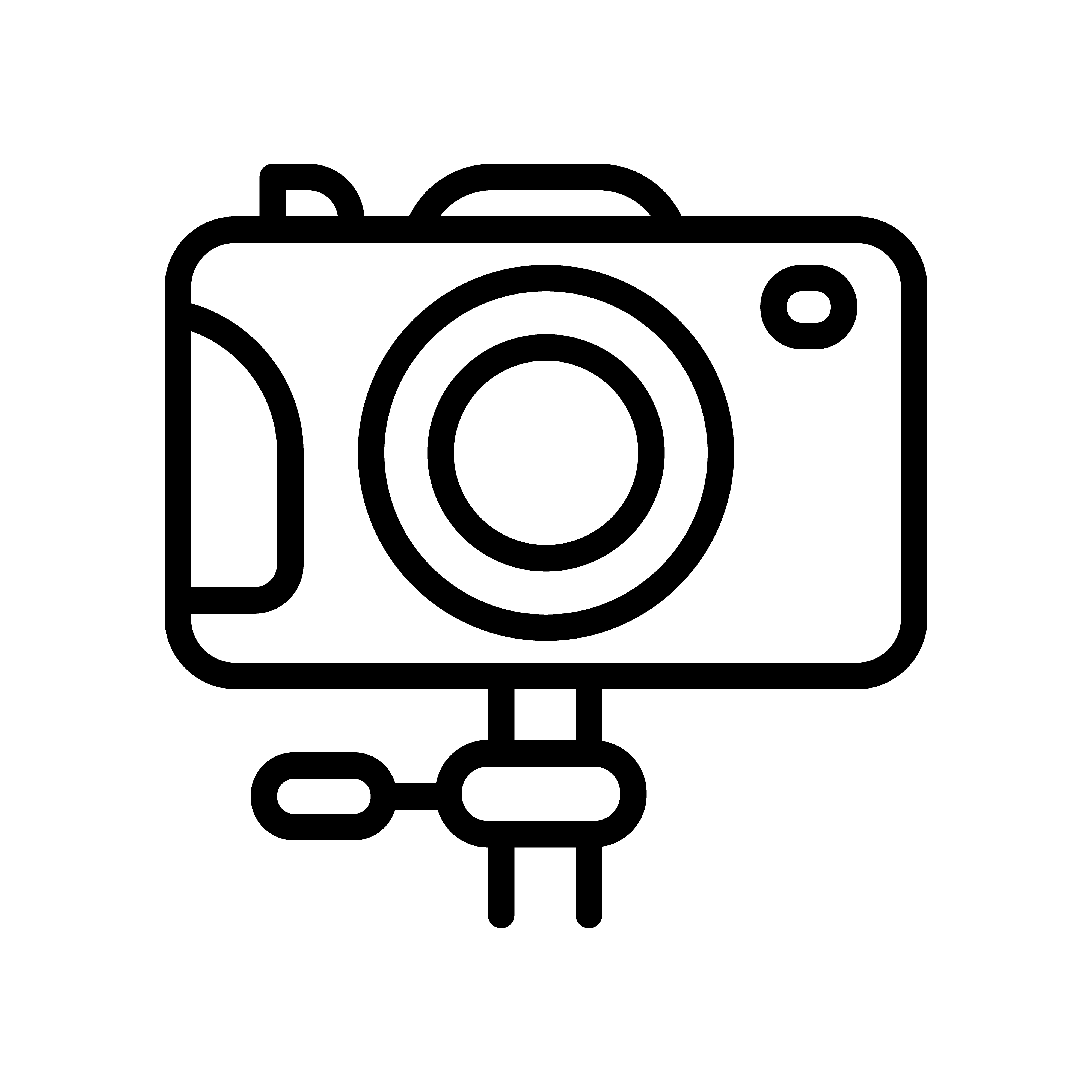 This is a Nice Camera Icon Design preview image.