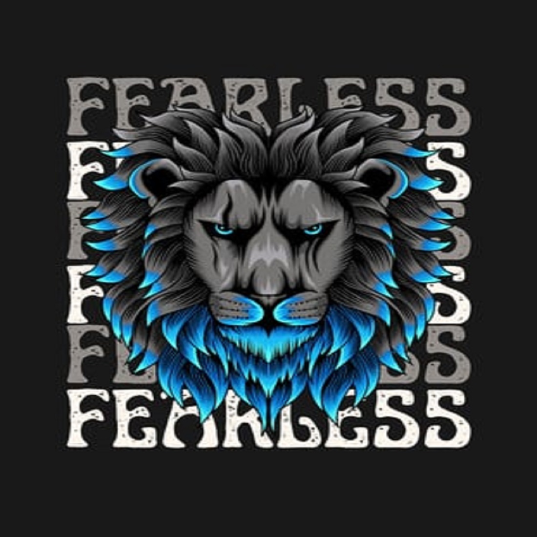 Fearless Oversized T-shirt preview image.